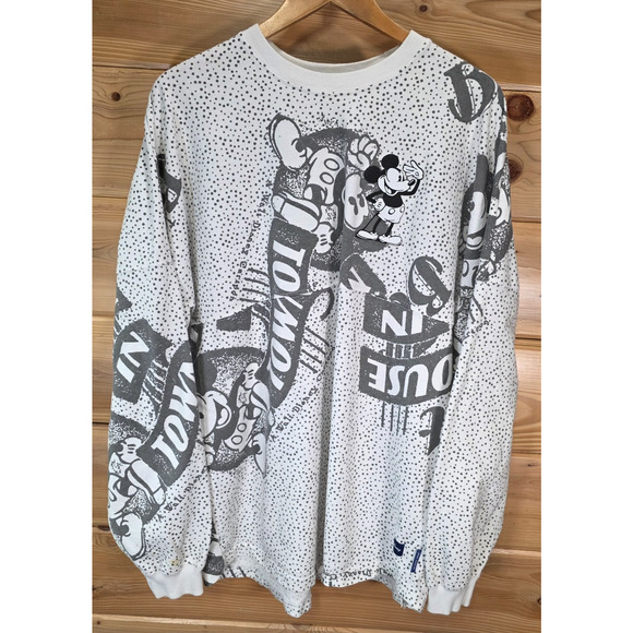 Disney Spirit Jersey Mickey Mouse Sound Cartoons Adult XL Stain Read - Picture 2 of 11